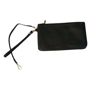 Lovevook Black Saffiano Leather Wristlet Clutch Wallet